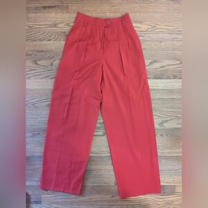 Escada vintage RED wool trousers sz 6